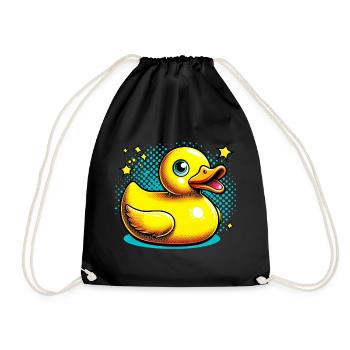 Caneton Canard Canard - Sac de sport léger - noir - Devant