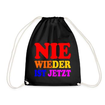 Plus jamais, c’est maintenant - Sac de sport léger - noir - Devant