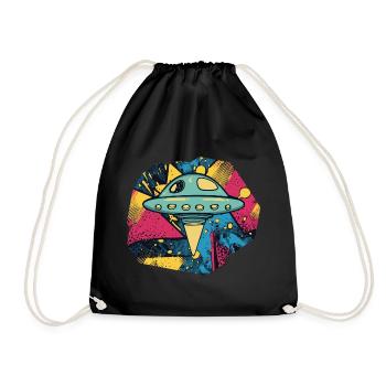 OVNI Scifi - Sac de sport léger - noir - Devant