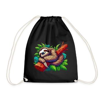 Paresse - Sac de sport léger - noir - Devant