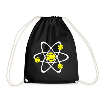 Maillot Tennis Physics blanc - Sac de sport léger - noir - Devant
