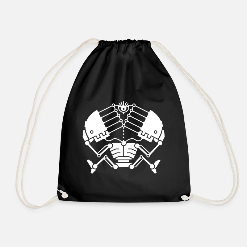 3rd Eye Robotics - version blanche - Sac de sport léger - noir