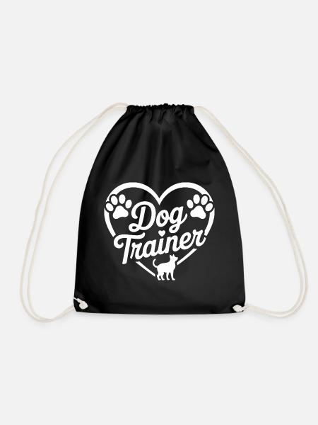 Hundetrainer Hundetraining - Turnbeutel - Schwarz
