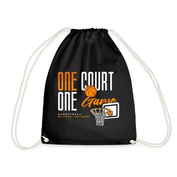 Vêtements pour fans de basket-ball – One Court One Game - Sac de sport léger - noir - Devant