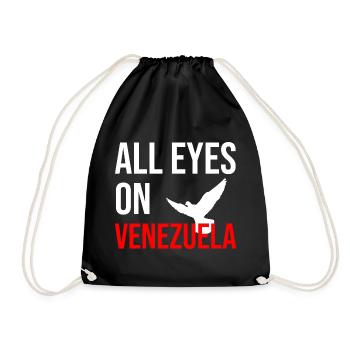 Tous les regards tournés vers le Venezuela - Sac de sport léger - noir - Devant