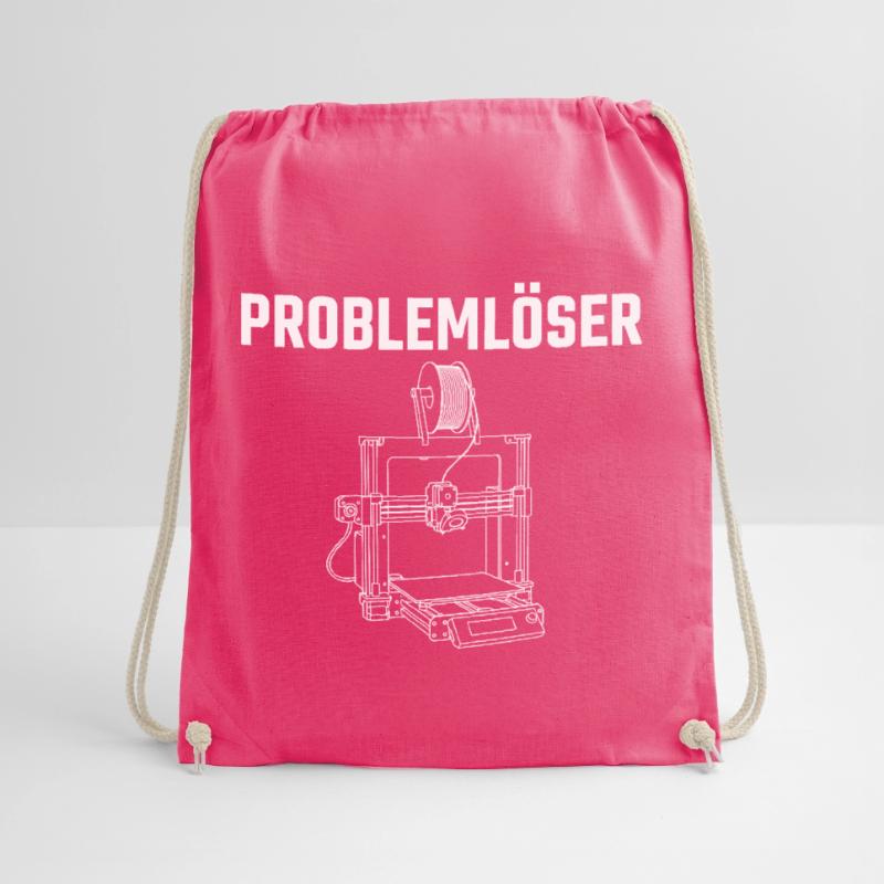 Problem Solver 3D Printer – Maker Statement Design Drawstring Bag
