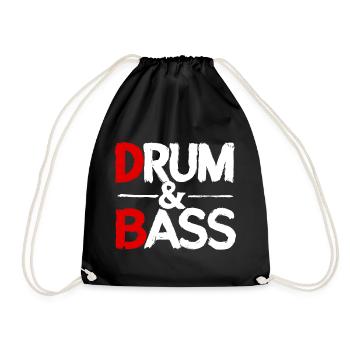 Drum & Bass / Rum & Ass Distressed - Sac de sport léger - noir - Devant