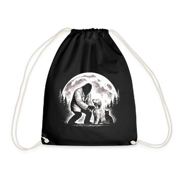 Bigfoot Vet - Drawstring Bag - black - Front
