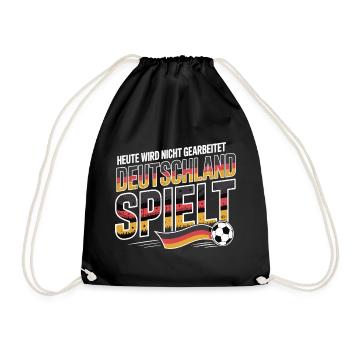 Germany Matchday Soccer Fan Soccer - Drawstring Bag - black - Front