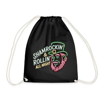 T-shirt du parti d’Irlande La Saint-Patrick - Sac de sport léger - noir - Devant