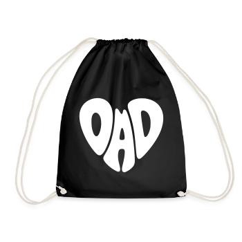 Papa - Sac de sport léger - noir - Devant