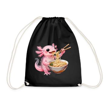 Ramen Axolotl - Sac de sport léger - noir - Devant