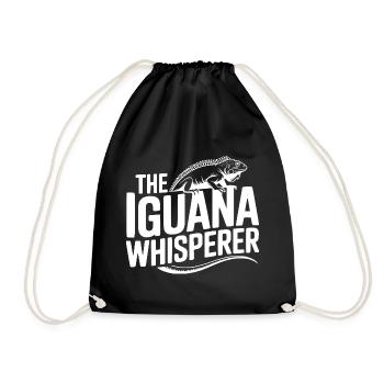 Le Murmureur d’Iguanes - Sac de sport léger - noir - Devant