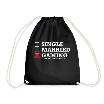 Simple - Marié - Gaming - Sac de sport léger - noir - Devant