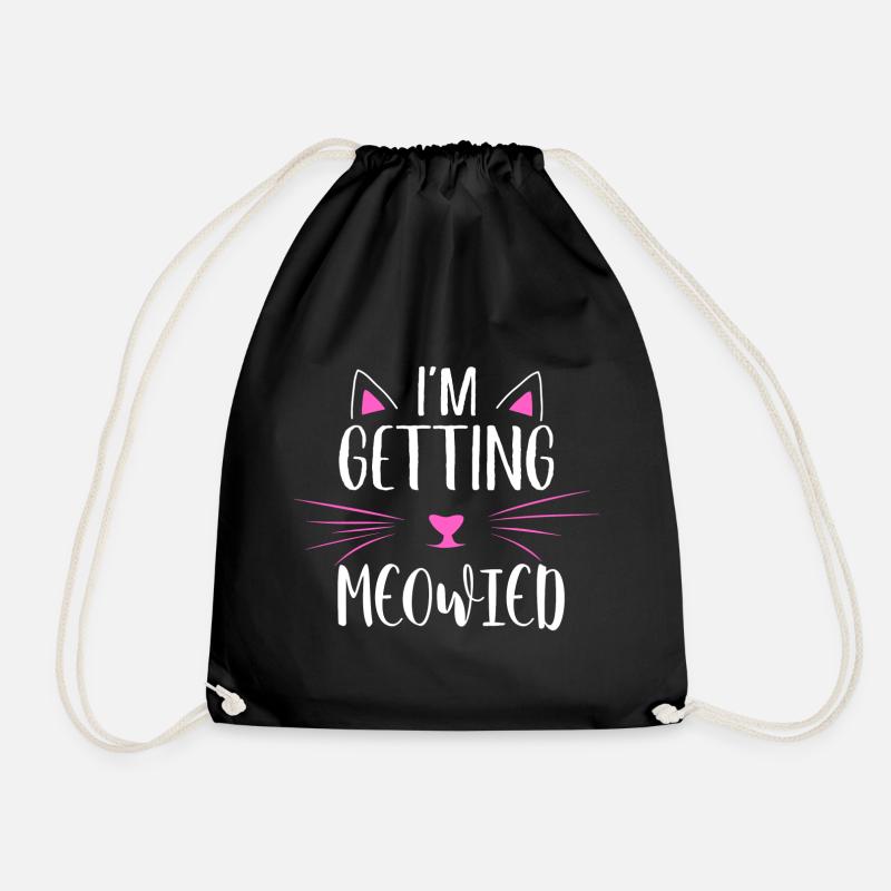 I'm getting meowied - Turnbeutel - Schwarz