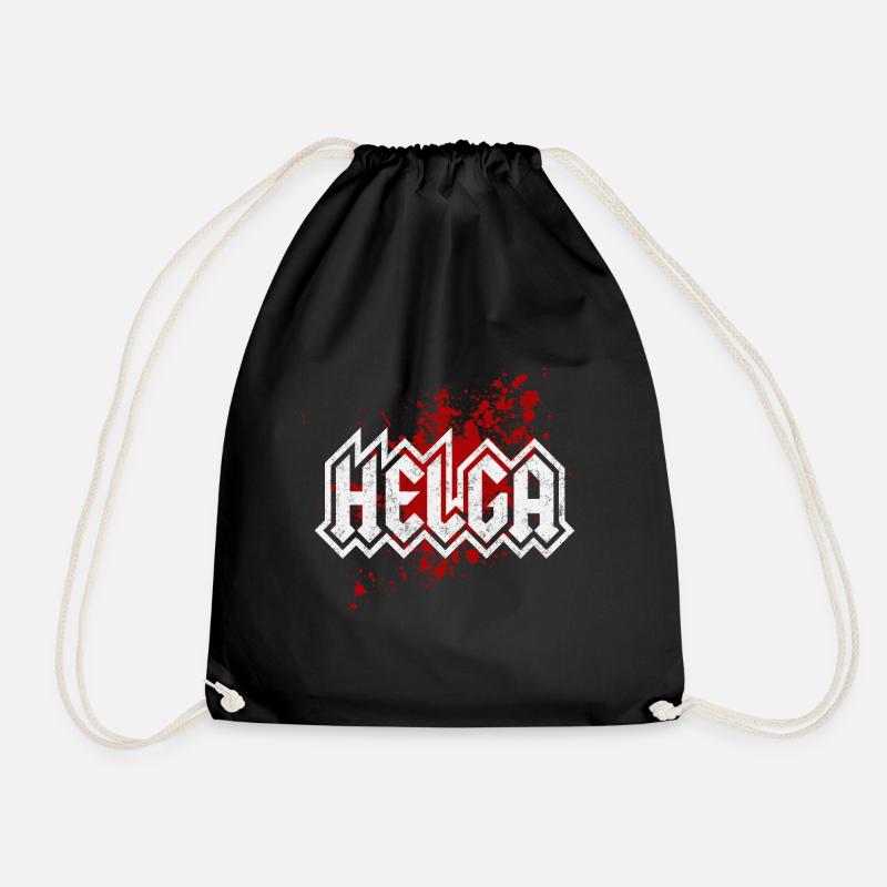 Helga - Turnbeutel - Schwarz