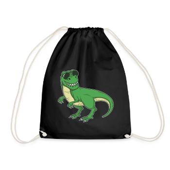 Cool Tyrannosaurus Rex - Dinosaurier T-Rex - Turnbeutel - Schwarz - Vorne