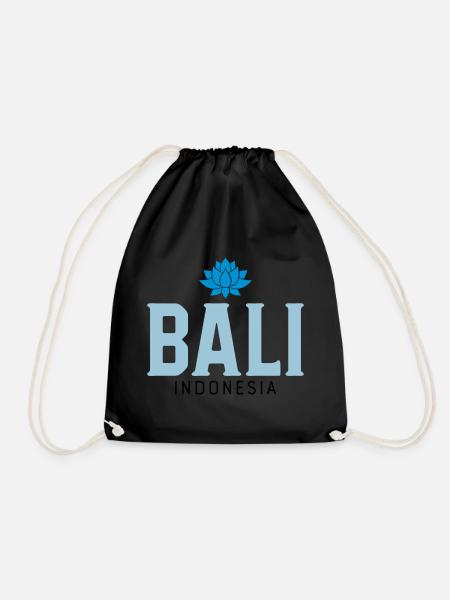 Bali - Drawstring Bag - black