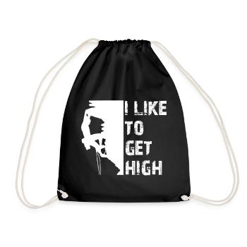 Climbing - Drawstring Bag - black - Front