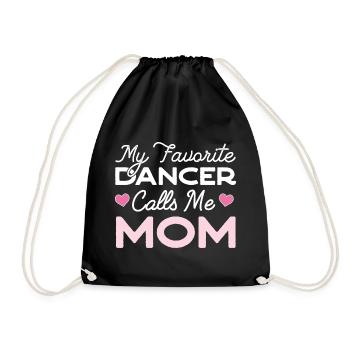 My Favorite Dancer Calls Me Mom - Turnbeutel - Schwarz - Vorne