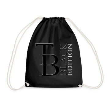 TB black edition - Turnbeutel - Schwarz - Vorne
