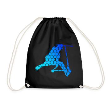 Pédale Scooter Stunt Roller Scooter Stunt Scooter - Sac de sport léger - noir - Devant