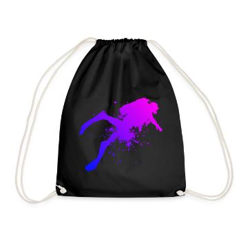 Plongée Plongée Libre Plongée Plongée Hommes - Sac de sport léger - noir - Devant