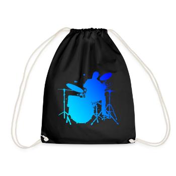 Batteur Homme Batteur Batterie Kit Batterie - Sac de sport léger - noir - Devant