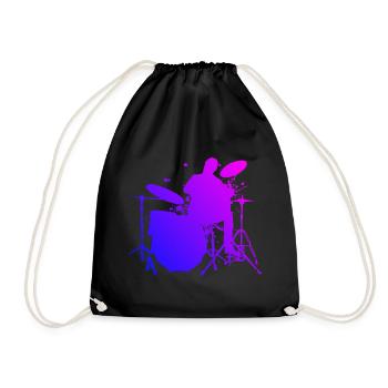 Batteur Homme Batteur Femme Batterie Kit - Sac de sport léger - noir - Devant