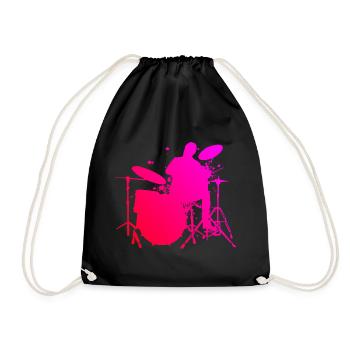 Percussionniste Hommes Batteur Femmes - Sac de sport léger - noir - Devant