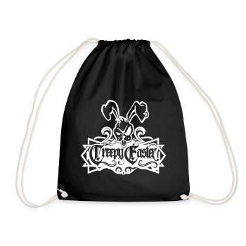 Creepy Easter - Drawstring Bag - black - Front