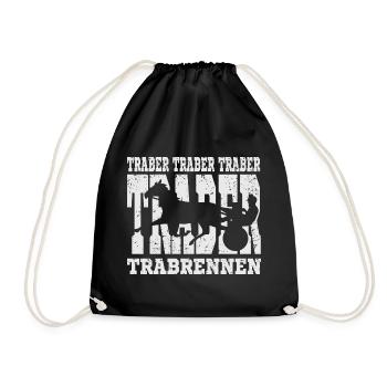 Conception décorative du pied - Sac de sport léger - noir - Devant