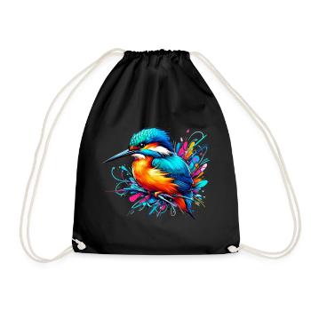 Martin-pêcheur - Sac de sport léger - noir - Devant