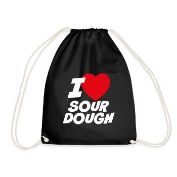 J’adore le levain - Sac de sport léger - noir - Devant