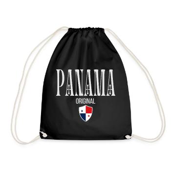 J’adore Panama, design minimaliste et élégant - Sac de sport léger - noir - Devant