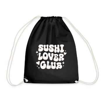 Club des amateurs de sushi - Sac de sport léger - noir - Devant