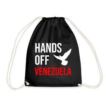 HANDS OFF VENEZUELA - Turnbeutel - Schwarz - Vorne