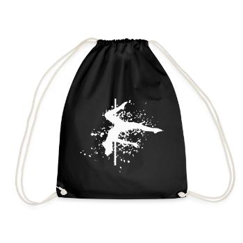 Poledance Bar Fitness Frauen Pole Dance - Turnbeutel - Schwarz - Vorne