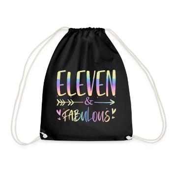 Onze & Fabuleux Scénario Arc-en-ciel - Sac de sport léger - noir - Devant