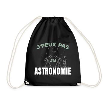 T-shirt J'peux pas j'ai personnalisé - Sac de sport léger - noir - Devant