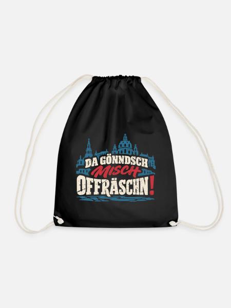 Da gönndsch misch offräschn! – Dresden - Turnbeutel - Schwarz