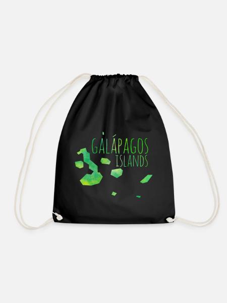 Galapagos - Turnbeutel - Schwarz