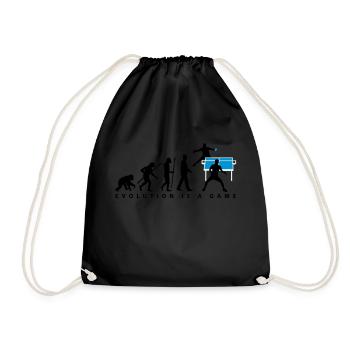 evolution_tischtennisspieler_102012_a_3c - Sac de sport léger - noir - Devant