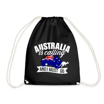 Australie - Sac de sport léger - noir - Devant