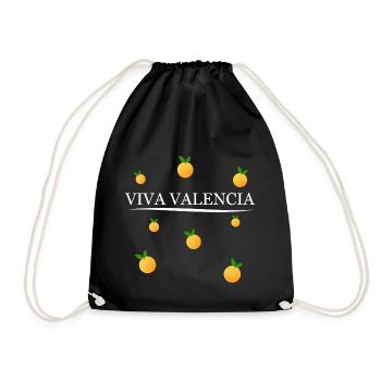 Viva Valencia Oranges - Drawstring Bag - black - Front