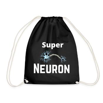 Super Réseau de Neurones - Sac de sport léger - noir - Devant