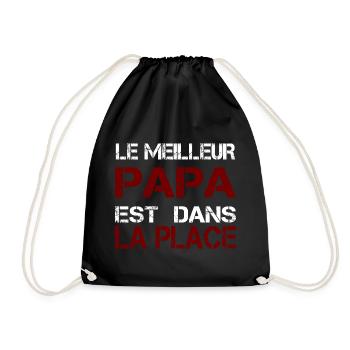 Le Meilleur Papa est Dans La Place - Sac de sport léger - noir - Devant