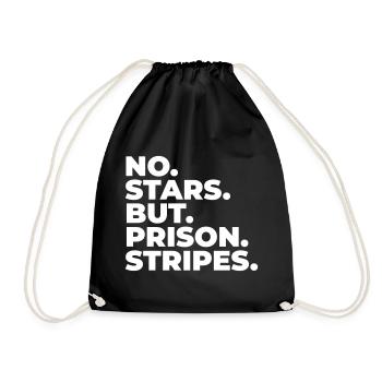 PAS DE PEINE VEDETTE CONDAMNÉ STRIPING PRISON MOBILE - Sac de sport léger - noir - Devant