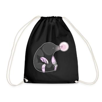 Gomme à mâcher taupe - Sac de sport léger - noir - Devant
