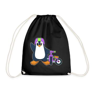 Vélo Pingouin - Sac de sport léger - noir - Devant